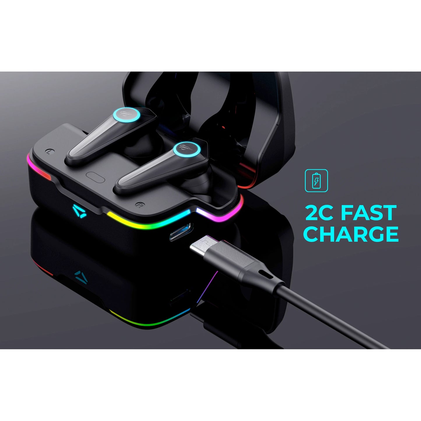 AURICULARES GAMING RGB NEGRO
