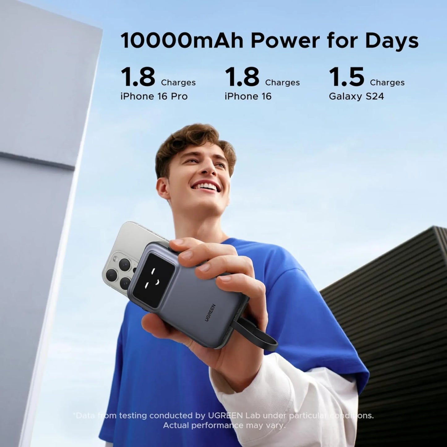 POWER BANK ROBOT 30W 10000mAh GRIS