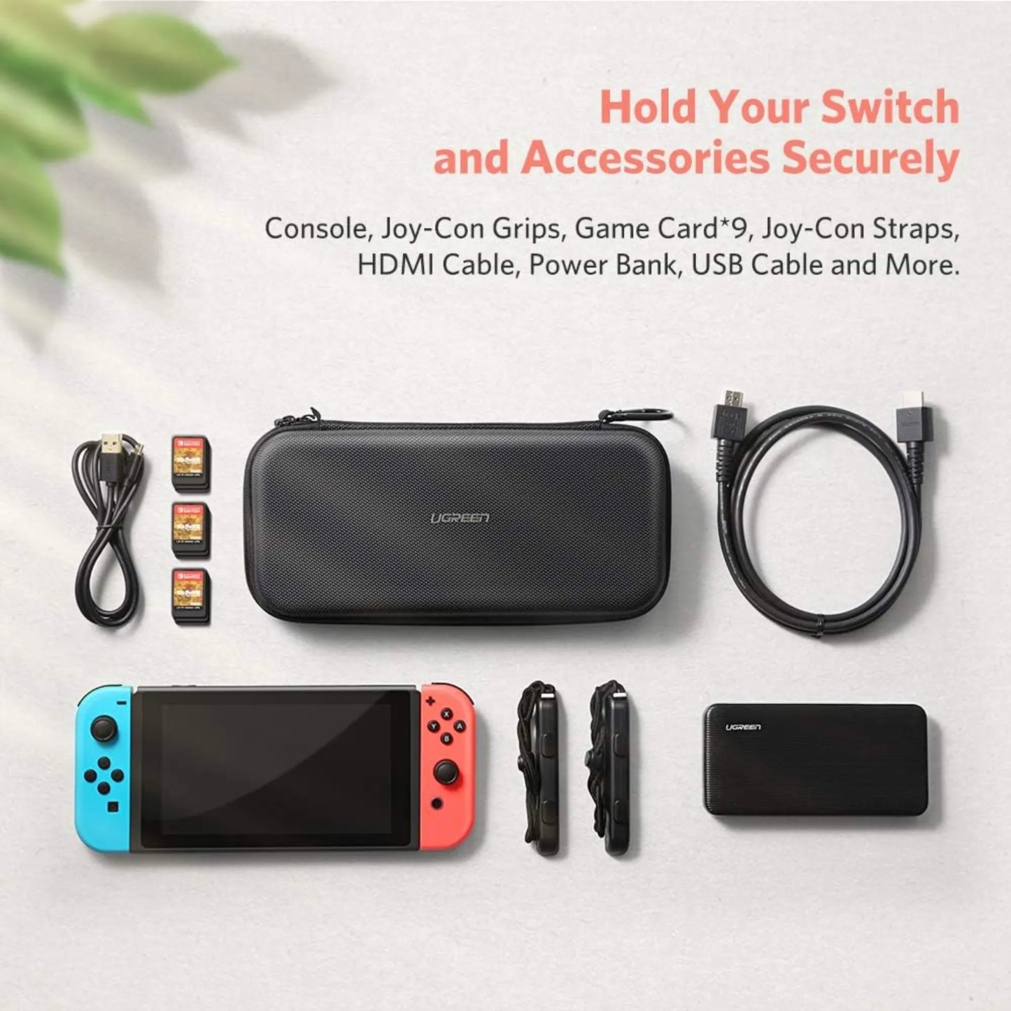 ESTUCHE UGREEN PARA NINTENDO SWITCH/LITE