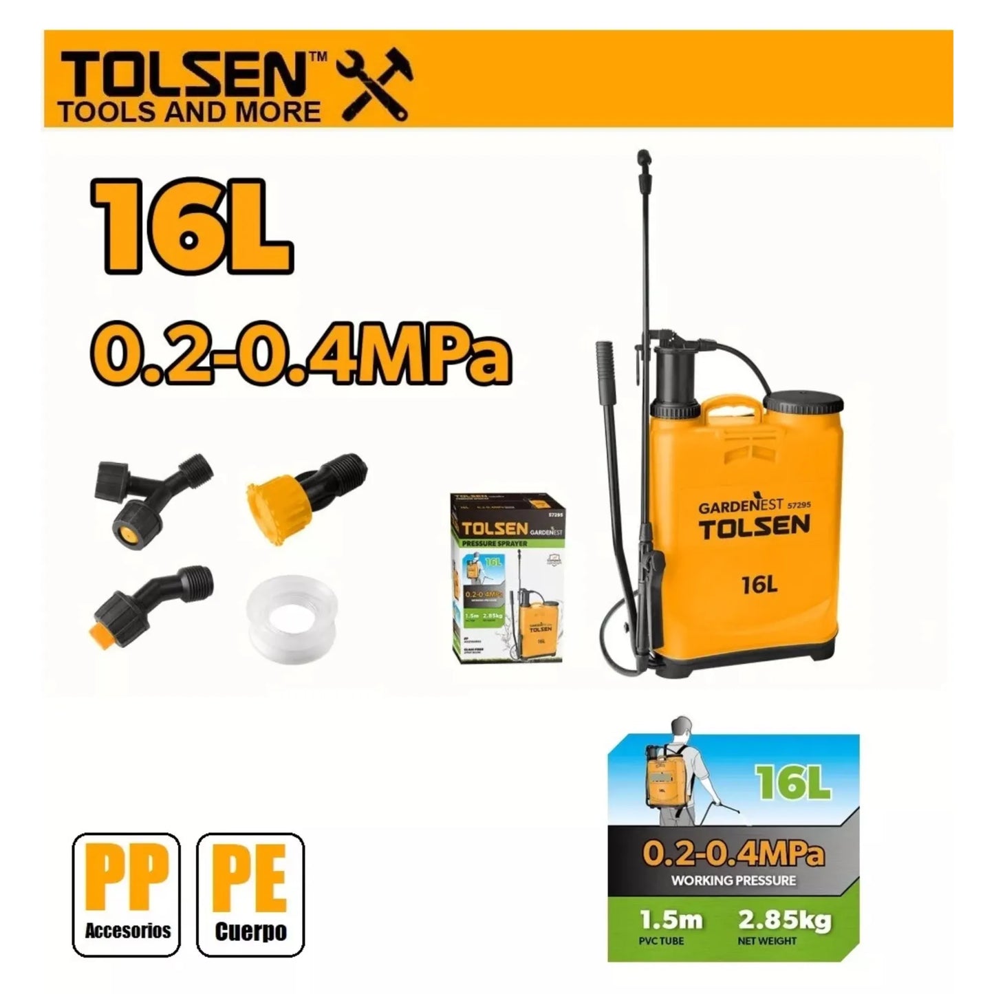 MOCHILA FUMIGADORA 16 LITROS