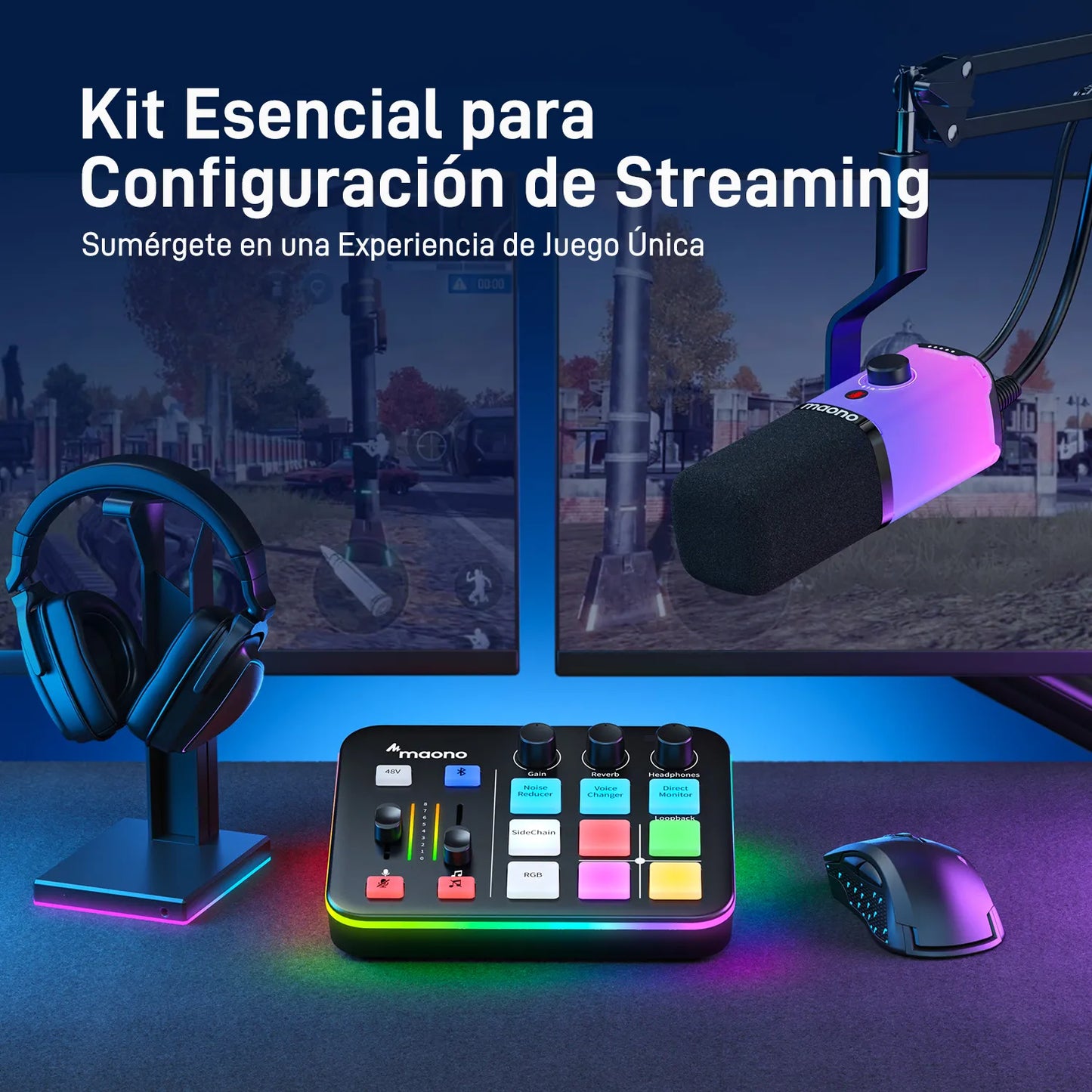 MEZCLADOR DE AUDIO PARA STREAMING GAMER