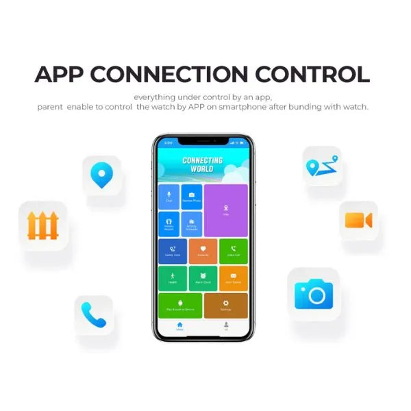 RELOJ ROSA CON GPS Y CAMARA