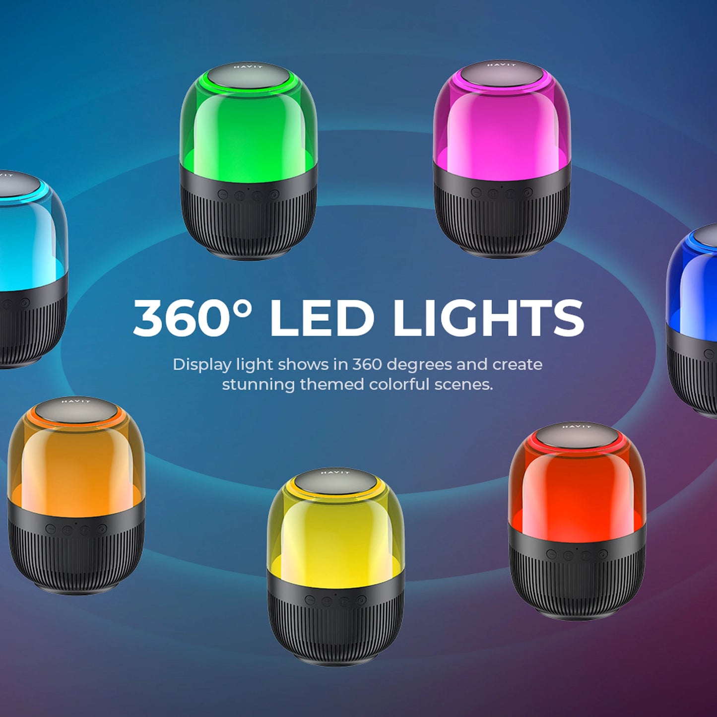 ALTAVOZ PORTATIL LED