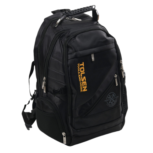 MOCHILA NYLON COLOR NEGRO